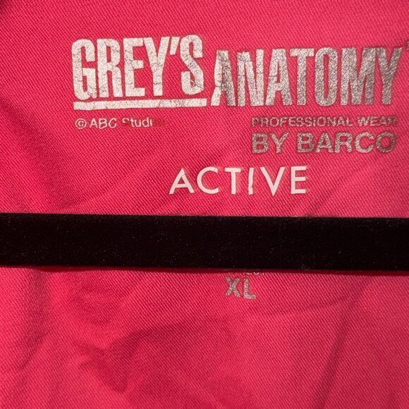 Grey's Anatomy Tops - GREYS ANATOMY HOT PINK SCUB TOP